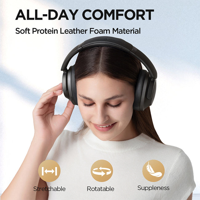 1MORE SonoFlow Pro Wireless ANC Over-Ear Headphones Matte Gray